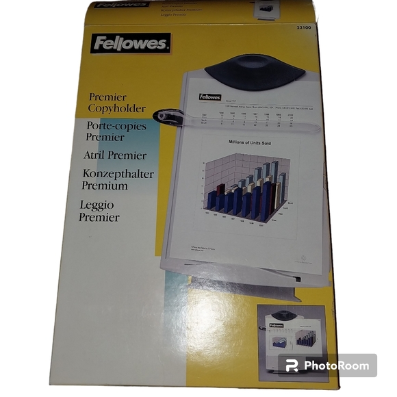 Fellowes premier copyholder - Picture 1 of 8